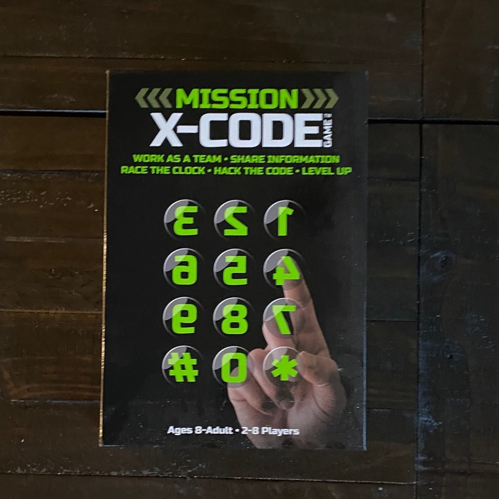Mission X-Code Board Game -